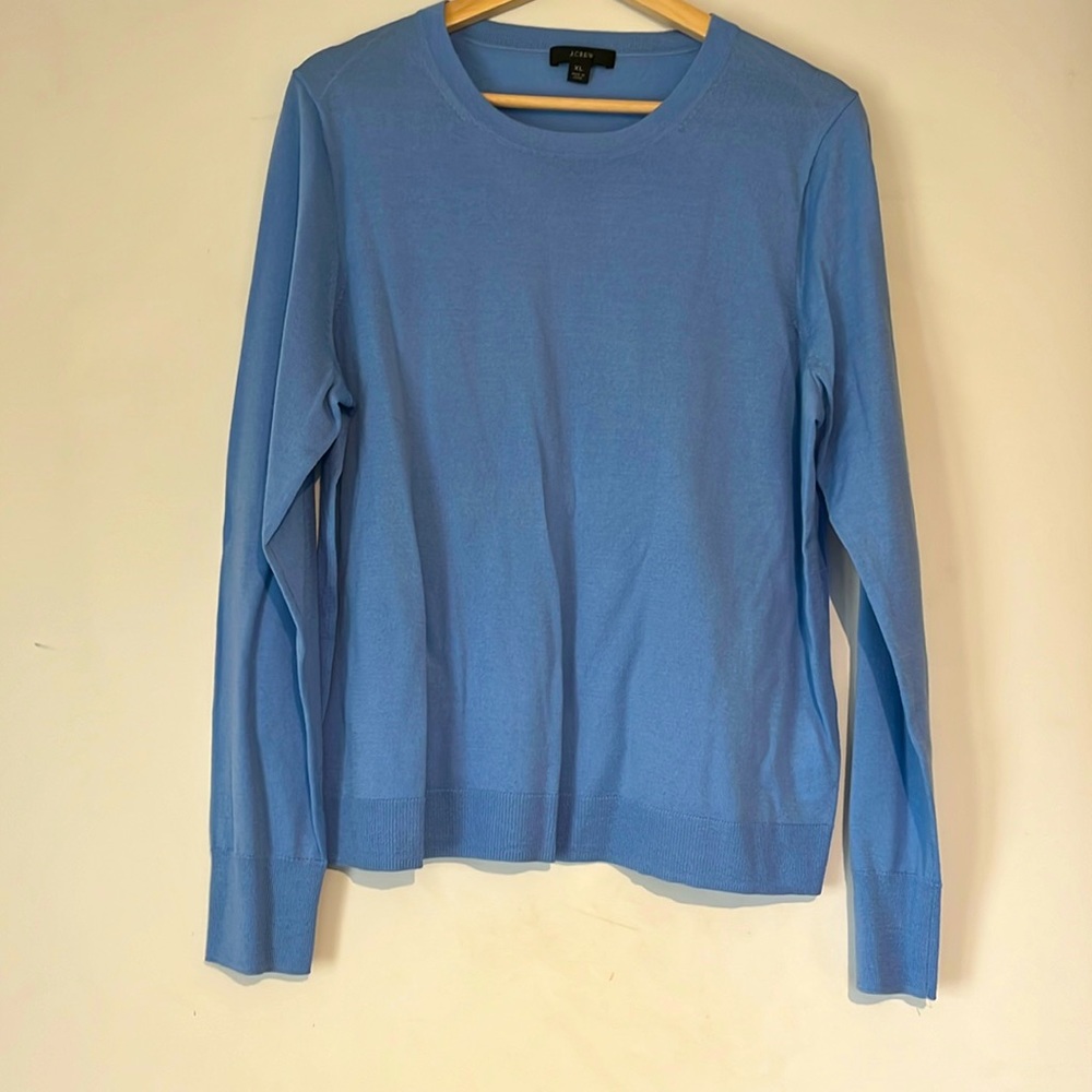 J Crew women XL merino wool sweater worn once